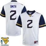 Men's West Virginia Mountaineers NCAA #2 Dreamius Smith White Authentic Nike Stitched College Football Jersey IU15E55OZ